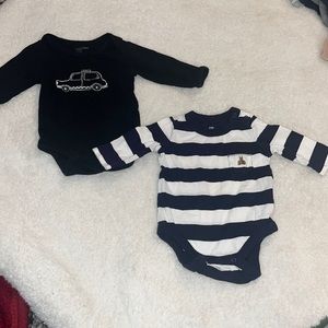 Babygap 0-3 months long sleeve onesies